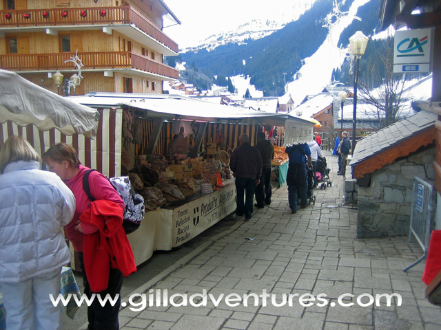 Street Market in Meribel