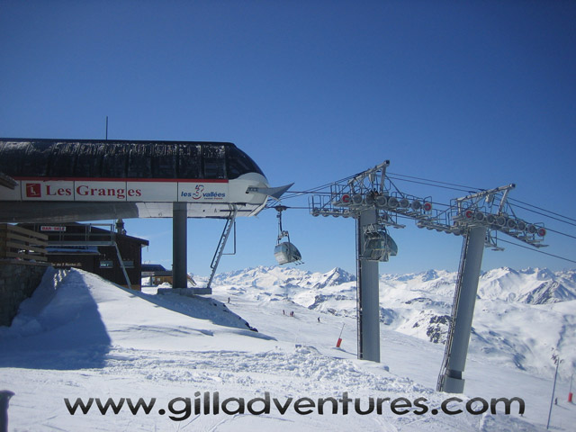 Ski lift les menuires