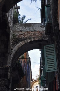 Croatia-Split-2 Side street in the old town of Split, Croatia