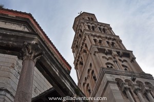 Croatia-Split-3 Cathedral tower, Split, Croatia