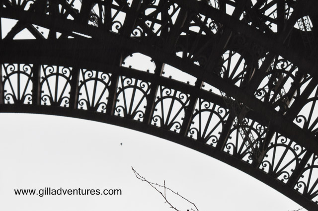 Eiffel Tower metalwork detail