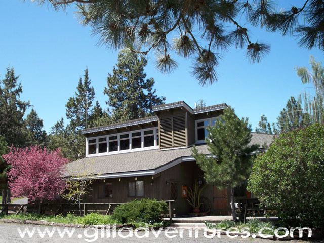 lodge front at Rock Springs Guest Ranch