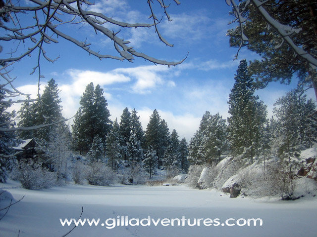 Rock Springs Guest Ranch in winter