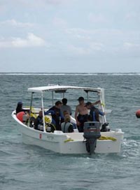 dive boat Puerto Morelos