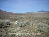 Family trip to the Alvord Desert, relaxed outdoor adventure.